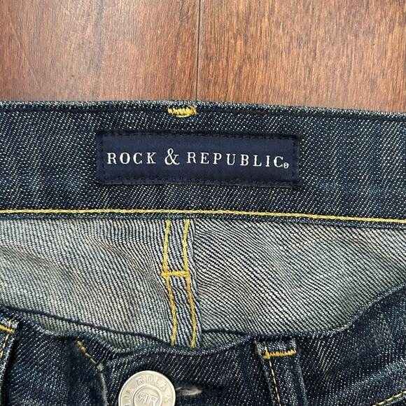 Rock & Republic Women’s Low Rise Jeans with a Bit of Flare, Y2K Style, Size 26 - Picture 14 of 16